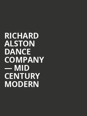 Richard Alston Dance Company — Mid Century Modern at Sadlers Wells Theatre